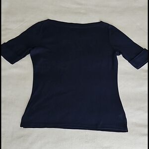 Lauren Ralph Lauren Boat Neck Shirt Tops Blouse